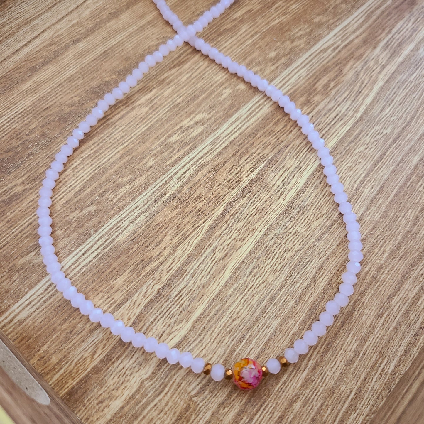 Paisley Pink Necklace