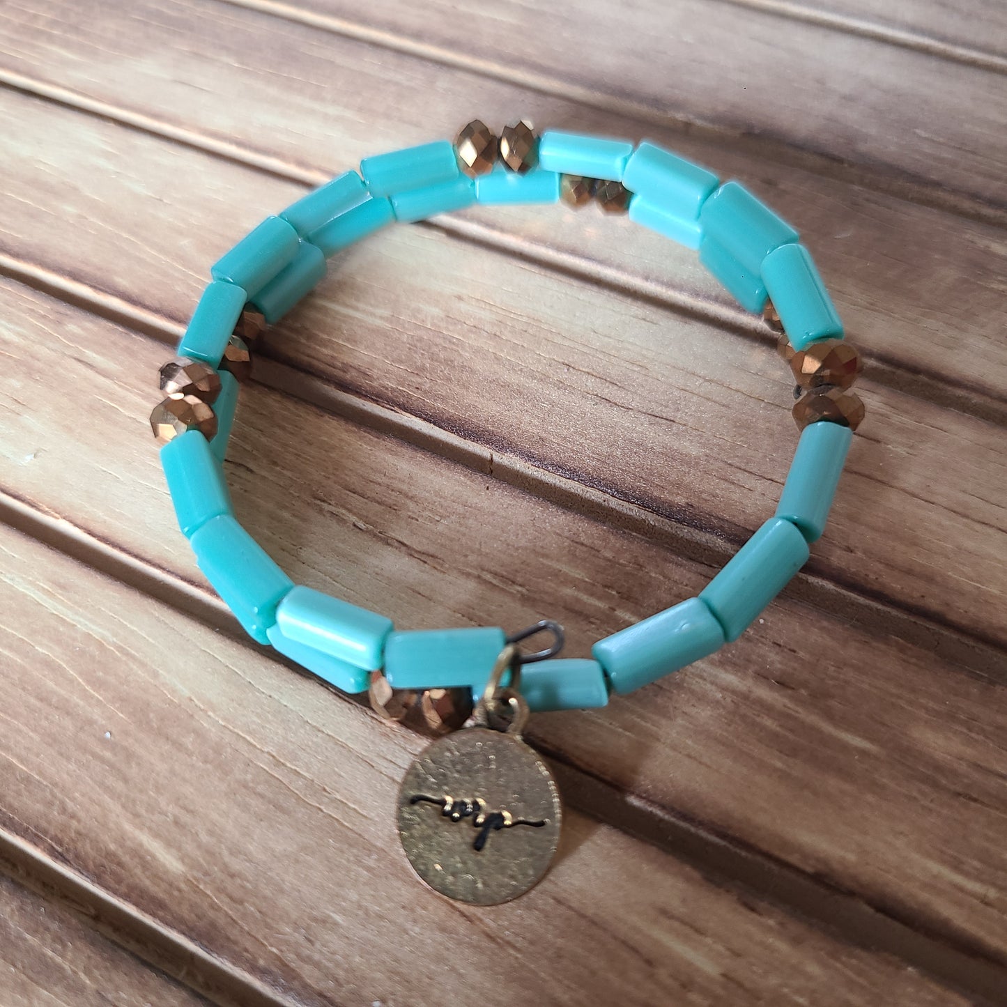 Turquoise & Gold bracelet