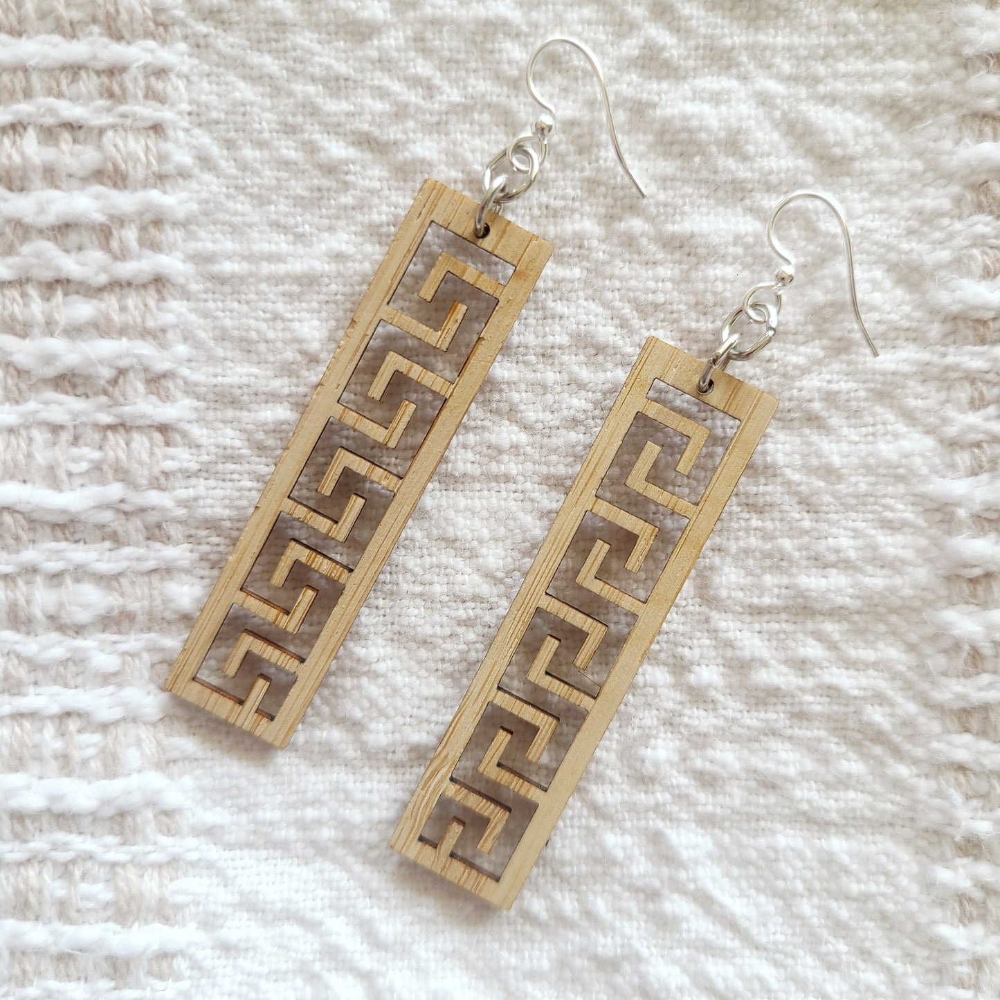 Greek Bamboo Earrings